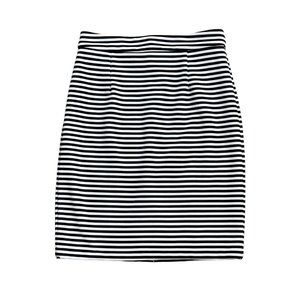 SUGARLIPS Womens Size Small Black White Striped Pencil Skiry